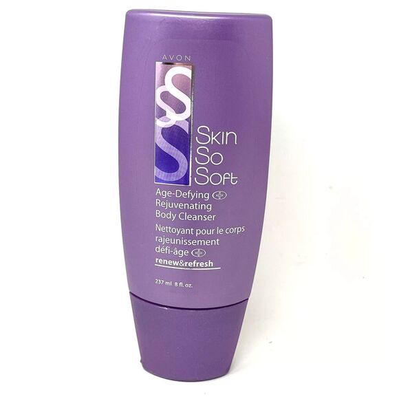 AVON SKIN SO SOFT Renew & Refresh Age-Defying Rejuvenating Body Cleanser (8floz) - Picture 5 of 6